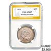 Image 1 : 1951 Washington-Carver 50C PGA MS67