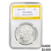 Image 1 : 1878 7TF Rev of 79 Morgan Dollar PGA MS65