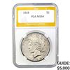 Image 1 : 1928 Peace Dollar PGA MS64