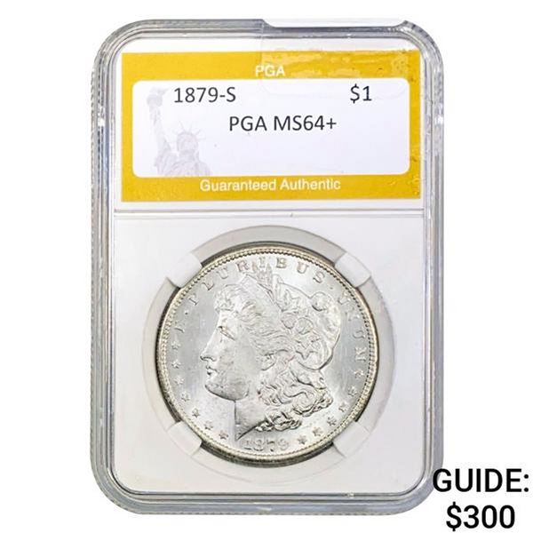 1879-S Morgan Dollar PGA MS64+