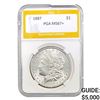 1887 Morgan Silver Dollar PGA MS67+
