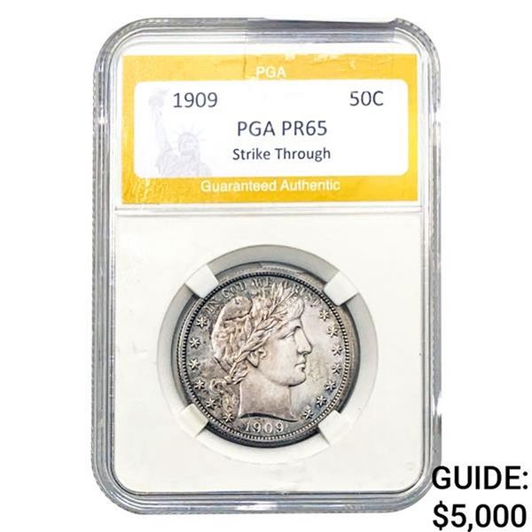 1909 Barber Half Dollar PGA PR65