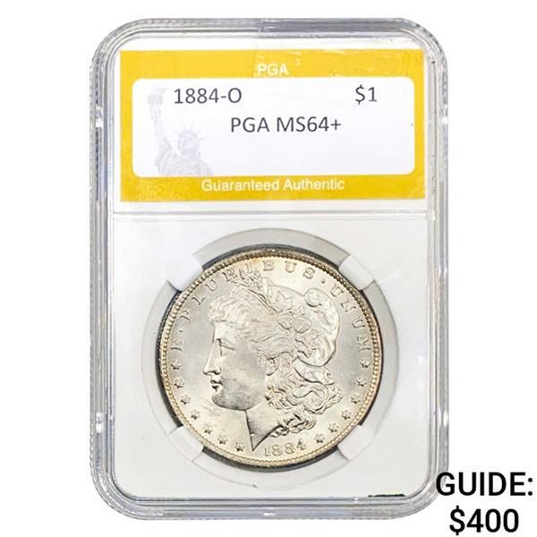 1884-O Morgan Dollar PGA MS64+