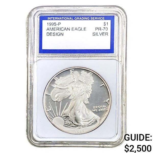 1995-P American Silver Eagle IGS PR-70