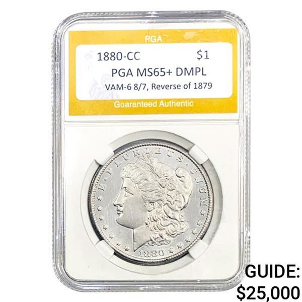 1880-CC Morgan Dollar PGA MS65+ DMPL