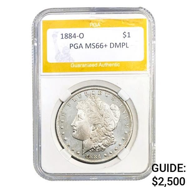1884-O Morgan Dollar PGA MS66+ DMPL