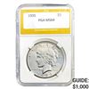 Image 1 : 1935 Peace Dollar PGA MS64