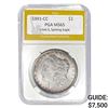 Image 1 : 1891-CC Morgan Dollar PGA MS65