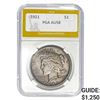 1921 Peace Dollar PGA AU58