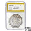 Image 1 : 1891-CC Morgan Dollar PGA MS65