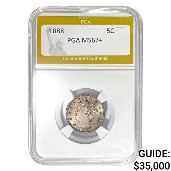 1888 Liberty Head Nickel PGA MS67+