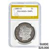 Image 1 : 1880-CC Morgan Dollar PGA MS65+ DMPL