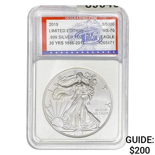 2015 Silver Eagle IGS MS-70