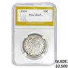 Image 1 : 1909 Barber Half Dollar PGA MS65