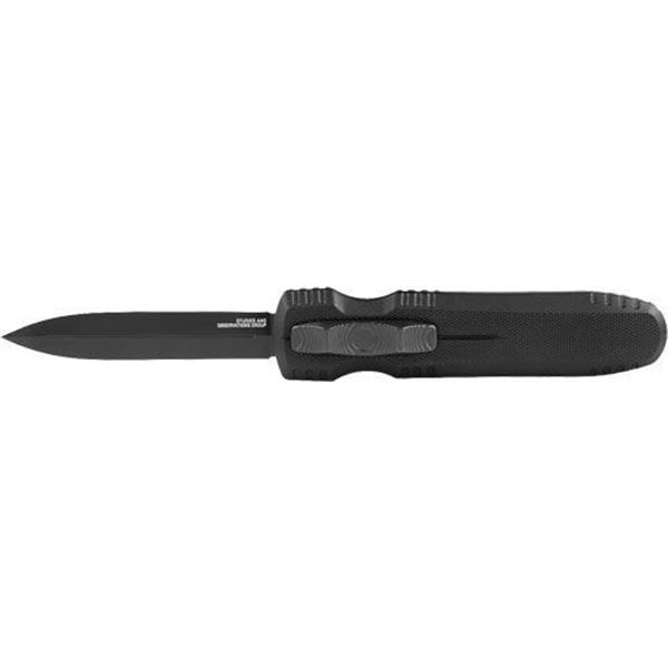 SOG KNIFE PENTAGON OTF BLACKOUT 3.79" DBL EDGE BLADE