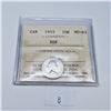 Image 1 : ICCS Graded MS-63 1953 Canadian Ten Cent Silver Coin