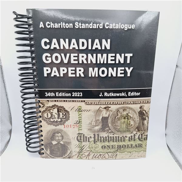 2023 Charlton Standard Catalogue for Canadian Government Paper Money