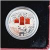 Image 2 : RCM 2013 $10 Fine Silver Coin - Holiday Candles 15.87g 99.99% Silver