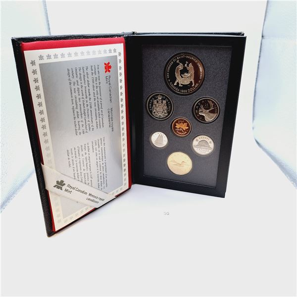 1988 RCM Double Dollar Proof Set 23.3g 50% Silver