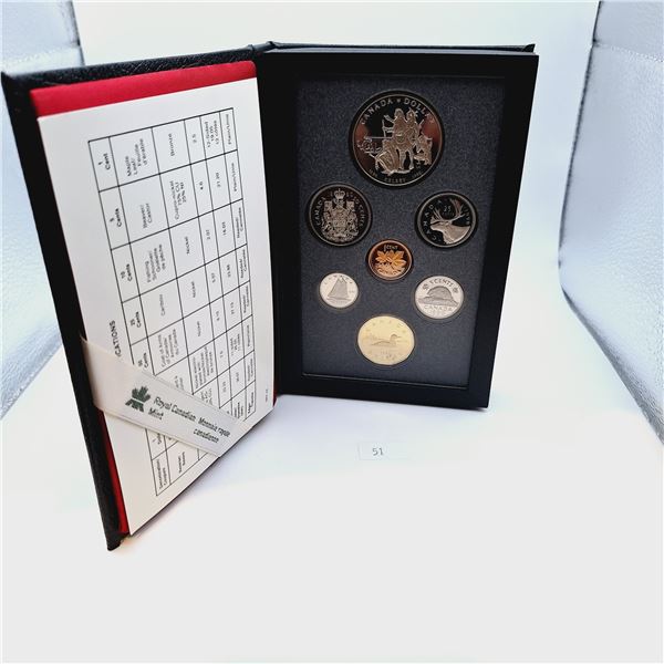 1990 RCM Double Dollar Proof Set 23.3g 50% Silver