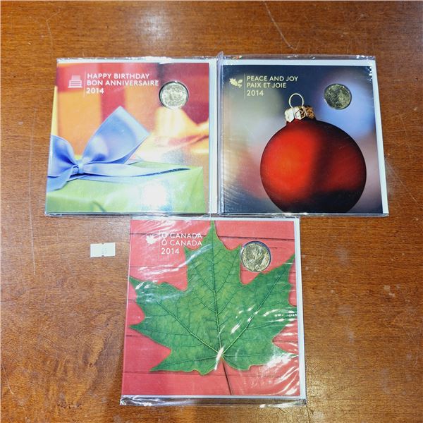Three 2014 RCM Coin Sets