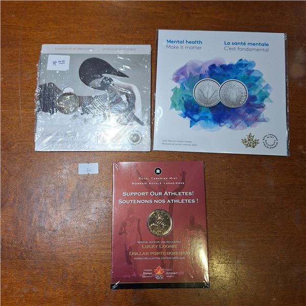 Three RCM Coin Sets