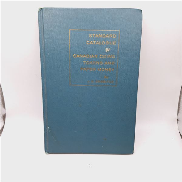 1960 Charlton Standard Catalogue of Canadian Coins, Tokens and Paper Money