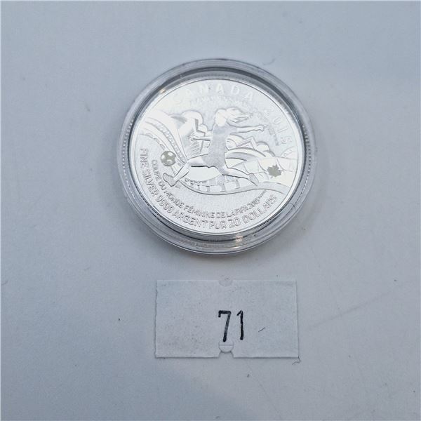 RCM 2015 $20 Fine Silver Coin - Fifa Women's World Cup 7.96g 99.99% Silver