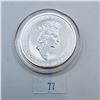 Image 2 : RCM 2002 Silver Maple Leaf - Horse Privy Mark 1 oz 99.99% Silver