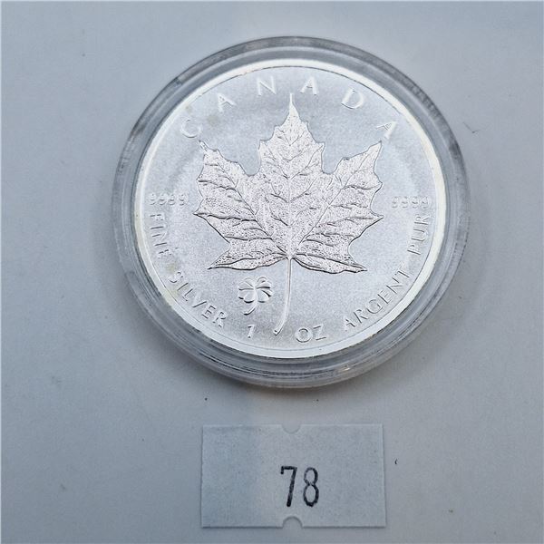 RCM 2016 Silver Maple Leaf - Clover Privy Mark 1 oz 99.99% Silver