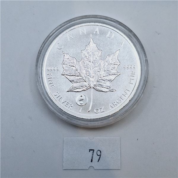 RCM 2016 Silver Maple Leaf - Yin-Yang Privy Mark 1 oz 99.99% Silver