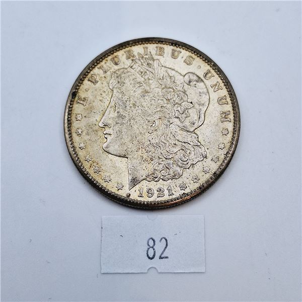 1921S American Silver Morgan Dollar 26.73g 90% Silver