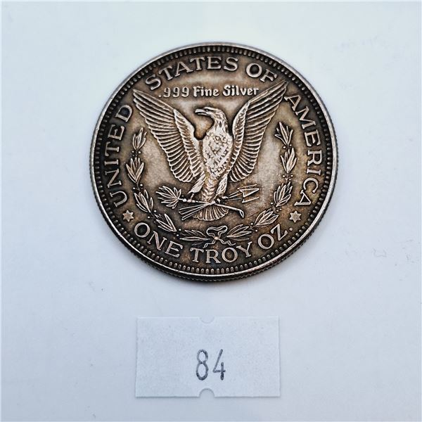 Morgan Style .999 One Troy Ounce Silver Round