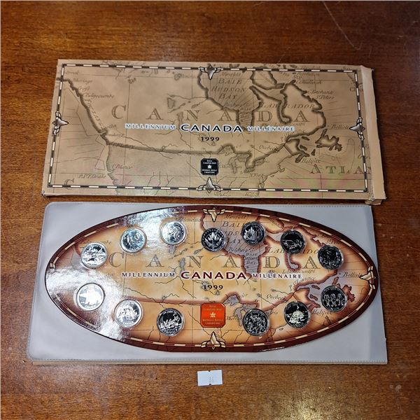 Millennium 1999 Canadian Quarter Set