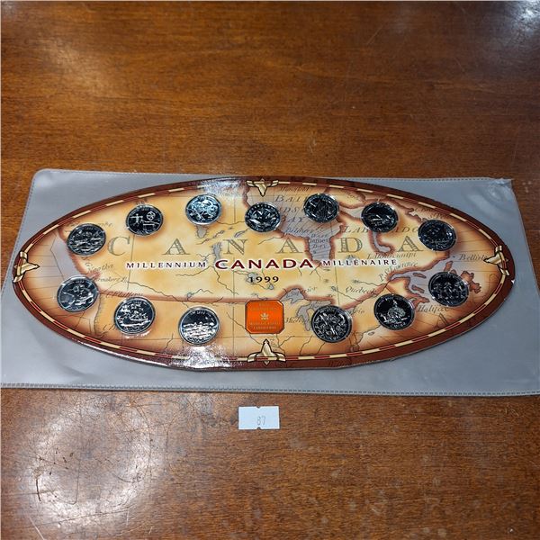 Millennium 1999 Canadian Quarter Set