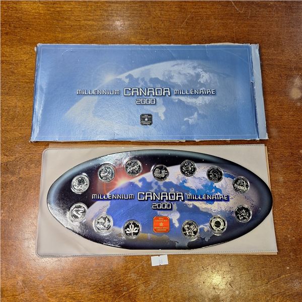 Millennium 2000 Canadian Quarter Set