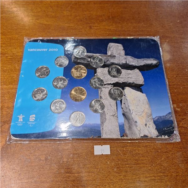 Vancouver 2010 Circulation Coin Set