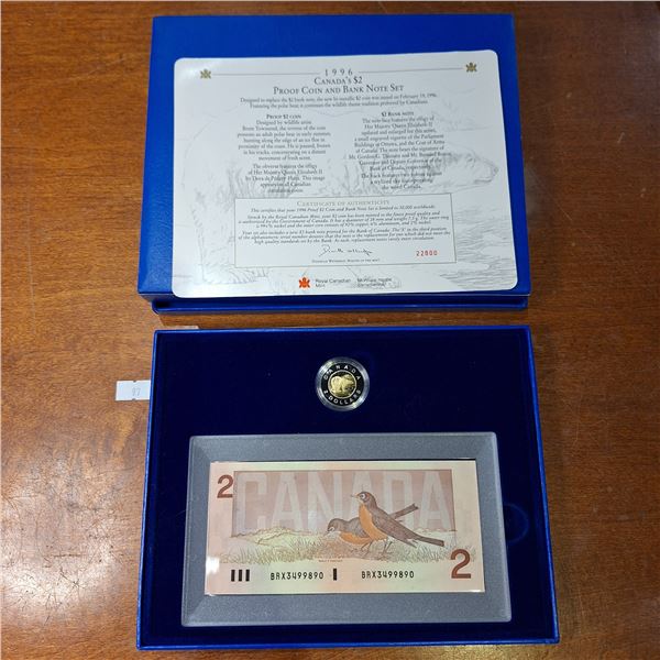 1996 Canada's Proof Coin and Bank Note Set