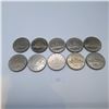 Image 1 : Ten Canadian One Dollar Coins