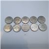 Image 1 : Ten Canadian One Dollar Coins