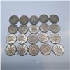 Image 1 : Twenty Canadian Fifty Cent Coins