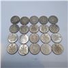 Image 1 : Twenty Canadian Fifty Cent Coins
