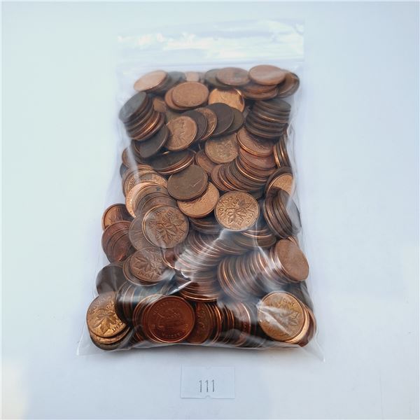 American and Canadian Pennies 1.66 lbs