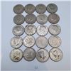 Image 1 : Twenty American Half Dollar Coins