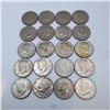 Image 1 : Twenty American Half Dollar Coins