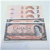 Image 1 : Five Canadian Two Dollar Banknotes