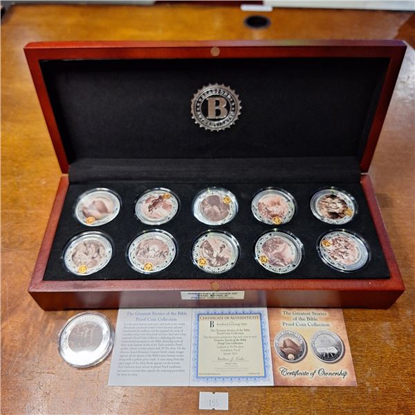 Bradford Exchange Greatest Stories of the Bible Proof Coin Collection