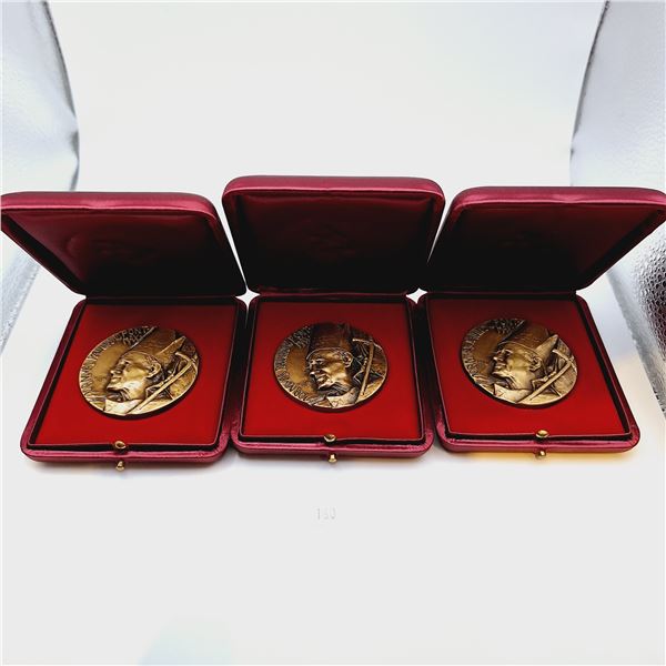 Three Canada Papal Visit Medallions