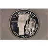 Image 1 : .51 OZ. PROOF STERLING SILVER VERMONT ROUND