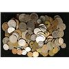 Image 2 : 32 OZ. OF ASSORTED FOREIGN COINS, MANY COUNTRIES